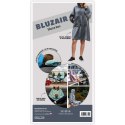 Bluzair Bluza Koc z Kapturem XXL Ciepła Czarny 4w1 Froster