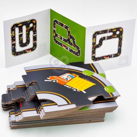 TOOKY TOY Droga Puzzle dla Dzieci Autostrada Makieta 21 el. Certyfikat FSC Tooky Toy TOOKY TOY Droga Puzzle dla Dzieci Autostrada Makieta 21 el. Certyfikat FSC Tooky Toy