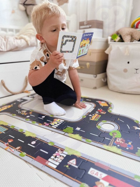 TOOKY TOY Droga Puzzle dla Dzieci Autostrada Makieta 21 el. Certyfikat FSC Tooky Toy TOOKY TOY Droga Puzzle dla Dzieci Autostrada Makieta 21 el. Certyfikat FSC Tooky Toy