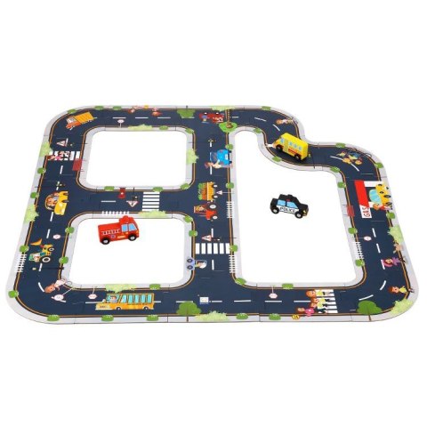 TOOKY TOY Droga Puzzle dla Dzieci Autostrada Makieta 21 el. Certyfikat FSC Tooky Toy TOOKY TOY Droga Puzzle dla Dzieci Autostrada Makieta 21 el. Certyfikat FSC Tooky Toy