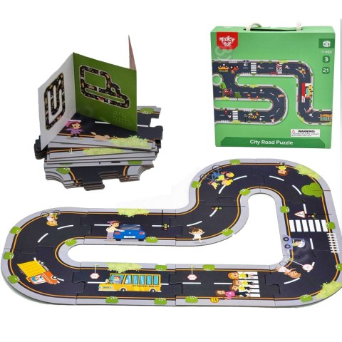 TOOKY TOY Droga Puzzle dla Dzieci Autostrada Makieta 21 el. Certyfikat FSC Tooky Toy TOOKY TOY Droga Puzzle dla Dzieci Autostrada Makieta 21 el. Certyfikat FSC Tooky Toy