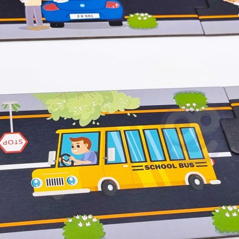TOOKY TOY Droga Puzzle dla Dzieci Autostrada Makieta 21 el. Certyfikat FSC Tooky Toy TOOKY TOY Droga Puzzle dla Dzieci Autostrada Makieta 21 el. Certyfikat FSC Tooky Toy