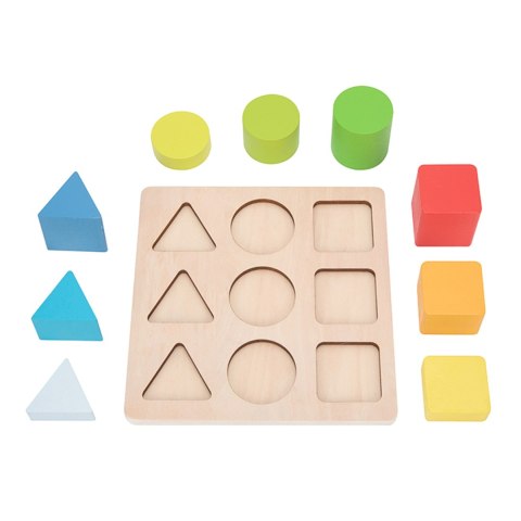 TOOKY TOY Edukacyjna Układanka Figury Geometryczne Tooky Toy TOOKY TOY Edukacyjna Układanka Figury Geometryczne Tooky Toy