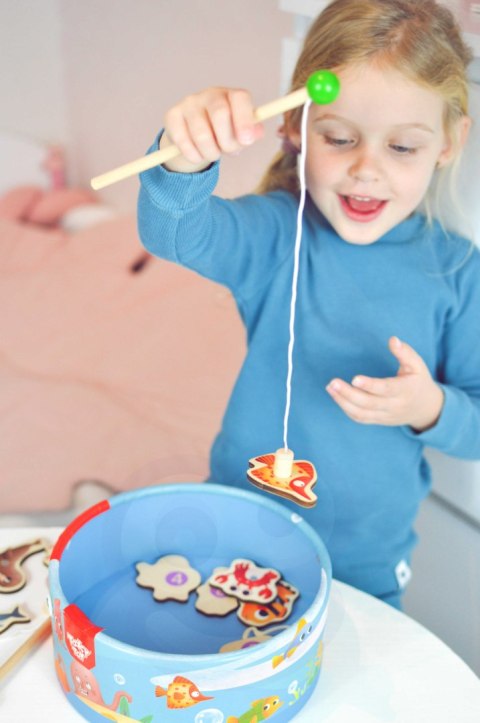 TOOKY TOY Gra Zręcznościowa Łowienie Rybek Wędkowanie Tooky Toy TOOKY TOY Gra Zręcznościowa Łowienie Rybek Wędkowanie Tooky Toy
