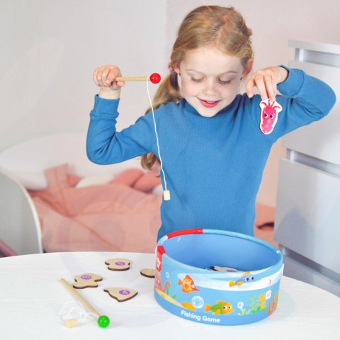 TOOKY TOY Gra Zręcznościowa Łowienie Rybek Wędkowanie Tooky Toy TOOKY TOY Gra Zręcznościowa Łowienie Rybek Wędkowanie Tooky Toy