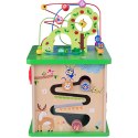 TOOKY TOY Kostka Edukacyjna Sorter Labirynt Przeplatanka Zwierzątka Tooky Toy