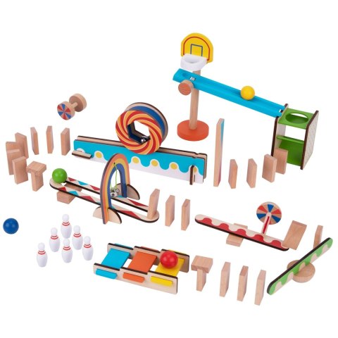 TOOKY TOY Tor Kulkowy Kulodrom Domino Tooky Toy TOOKY TOY Tor Kulkowy Kulodrom Domino Tooky Toy