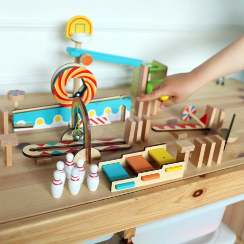 TOOKY TOY Tor Kulkowy Kulodrom Domino Tooky Toy TOOKY TOY Tor Kulkowy Kulodrom Domino Tooky Toy