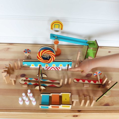 TOOKY TOY Tor Kulkowy Kulodrom Domino Tooky Toy TOOKY TOY Tor Kulkowy Kulodrom Domino Tooky Toy