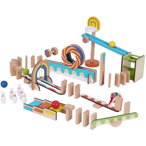 TOOKY TOY Tor Kulkowy Kulodrom Domino Tooky Toy TOOKY TOY Tor Kulkowy Kulodrom Domino Tooky Toy