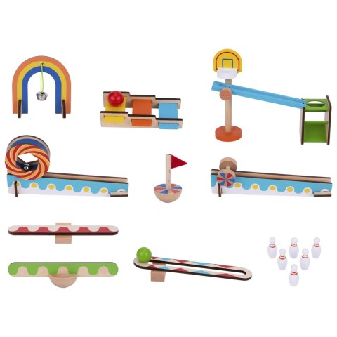 TOOKY TOY Tor Kulkowy Kulodrom Domino Tooky Toy TOOKY TOY Tor Kulkowy Kulodrom Domino Tooky Toy
