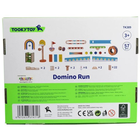 TOOKY TOY Tor Kulkowy Kulodrom Domino Tooky Toy TOOKY TOY Tor Kulkowy Kulodrom Domino Tooky Toy