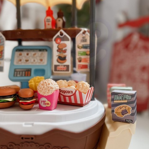 WOOPIE Sklep Fast Food na Kółkach Wózek Walizka 59 akc. 4w1 Woopie WOOPIE Sklep Fast Food na Kółkach Wózek Walizka 59 akc. 4w1 Woopie