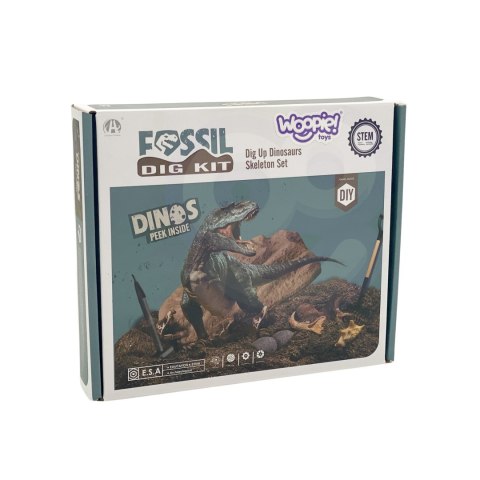 WOOPIE Wykopalisko 6w1 Dinozaur Szkielet Mały Archeolog 6 szt. Woopie WOOPIE Wykopalisko 6w1 Dinozaur Szkielet Mały Archeolog 6 szt. Woopie