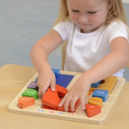 MASTERKIDZ Tablica Edukacyjna Układanka Łączenie Mieszanie Kolorów Montessori Masterkidz