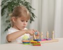 VIGA Drewniane klocki z sorterem kształtów Montessori Viga Toys