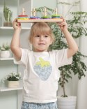 VIGA Drewniane klocki z sorterem kształtów Montessori Viga Toys