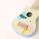 CLASSIC WORLD Drewniane Ukulele Gitara dla Dzieci Niebieskie Classic World