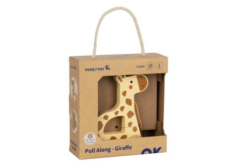 TOOKY TOY Żyrafka do Ciągnięcia Drewniany Tooky Toy TOOKY TOY Żyrafka do Ciągnięcia Drewniany Tooky Toy
