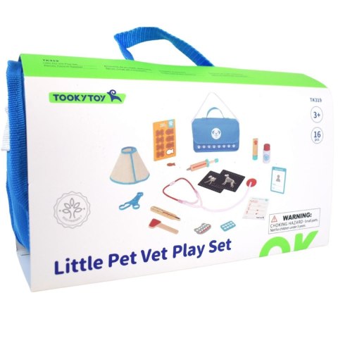 TOOKY TOY Zestaw Weterynarza Torba 17el. Tooky Toy TOOKY TOY Zestaw Weterynarza Torba 17el. Tooky Toy