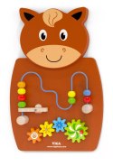 VIGA Drewniana Tablica Manipulacyjna Konik Certyfikat FSC Montessori Viga Toys