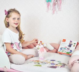 VIGA Drewniana Układanka Magnetyczna Ubieranka Edukacyjna Viga Toys