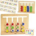 VIGA Gra Logiczna Odwzoruj Kolory i Figury Montessori Viga Toys