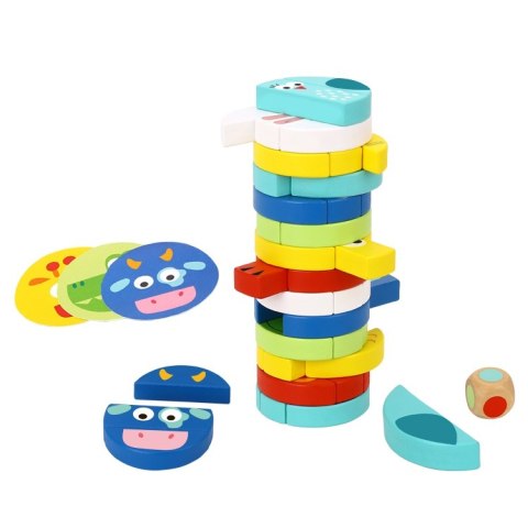 TOOKY TOY Gra Zręcznościowa Klocki Zwierzęta Certyfikat FSC Tooky Toy TOOKY TOY Gra Zręcznościowa Klocki Zwierzęta Certyfikat FSC Tooky Toy