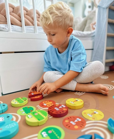TOOKY TOY Gra Zręcznościowa Klocki Zwierzęta Certyfikat FSC Tooky Toy TOOKY TOY Gra Zręcznościowa Klocki Zwierzęta Certyfikat FSC Tooky Toy