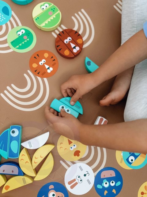 TOOKY TOY Gra Zręcznościowa Klocki Zwierzęta Certyfikat FSC Tooky Toy TOOKY TOY Gra Zręcznościowa Klocki Zwierzęta Certyfikat FSC Tooky Toy