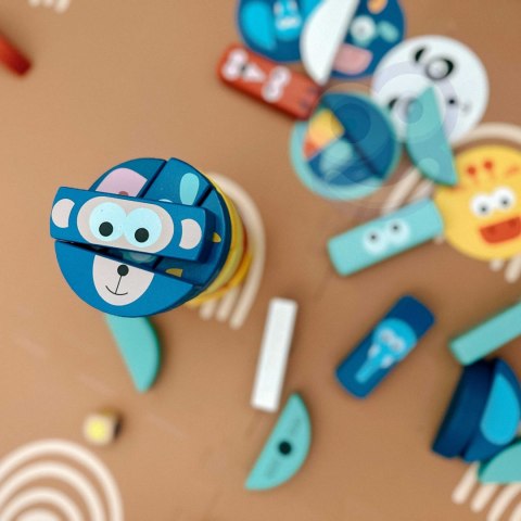 TOOKY TOY Gra Zręcznościowa Klocki Zwierzęta Certyfikat FSC Tooky Toy TOOKY TOY Gra Zręcznościowa Klocki Zwierzęta Certyfikat FSC Tooky Toy