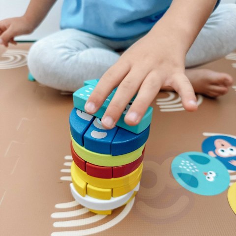 TOOKY TOY Gra Zręcznościowa Klocki Zwierzęta Certyfikat FSC Tooky Toy TOOKY TOY Gra Zręcznościowa Klocki Zwierzęta Certyfikat FSC Tooky Toy
