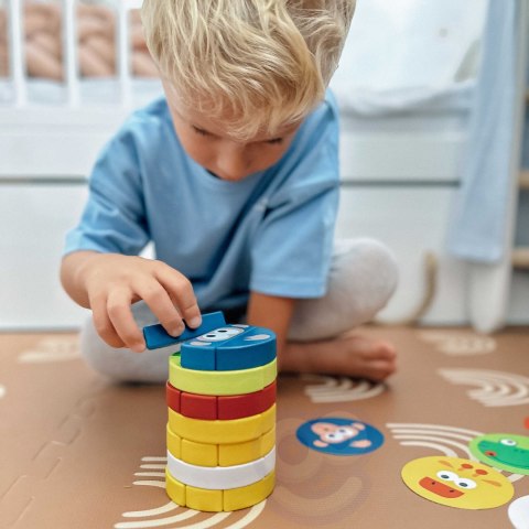 TOOKY TOY Gra Zręcznościowa Klocki Zwierzęta Certyfikat FSC Tooky Toy TOOKY TOY Gra Zręcznościowa Klocki Zwierzęta Certyfikat FSC Tooky Toy