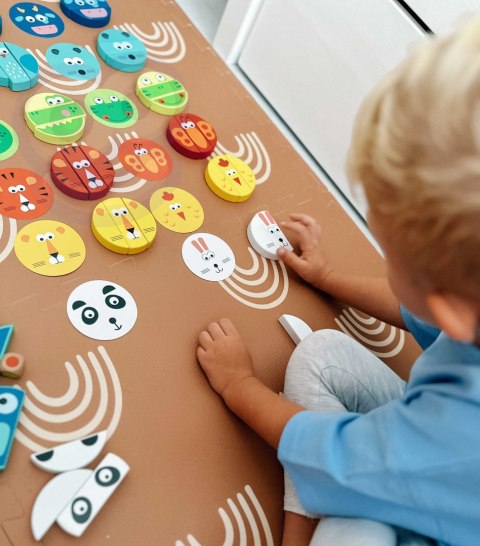 TOOKY TOY Gra Zręcznościowa Klocki Zwierzęta Certyfikat FSC Tooky Toy TOOKY TOY Gra Zręcznościowa Klocki Zwierzęta Certyfikat FSC Tooky Toy