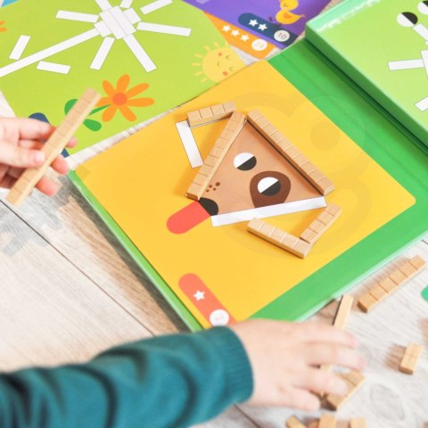TOOKY TOY Układanka Gra Logiczna Łamigłówki Klocki Magnetyczne dla Dzieci 49 el. Tooky Toy TOOKY TOY Układanka Gra Logiczna Łamigłówki Klocki Magnetyczne dla Dzieci 49 el. Tooky Toy
