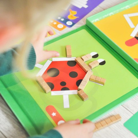 TOOKY TOY Układanka Gra Logiczna Łamigłówki Klocki Magnetyczne dla Dzieci 49 el. Tooky Toy TOOKY TOY Układanka Gra Logiczna Łamigłówki Klocki Magnetyczne dla Dzieci 49 el. Tooky Toy