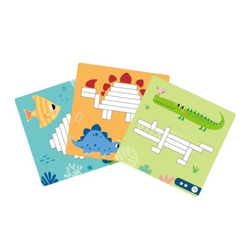 TOOKY TOY Układanka Gra Logiczna Łamigłówki Klocki Magnetyczne dla Dzieci 49 el. Tooky Toy TOOKY TOY Układanka Gra Logiczna Łamigłówki Klocki Magnetyczne dla Dzieci 49 el. Tooky Toy