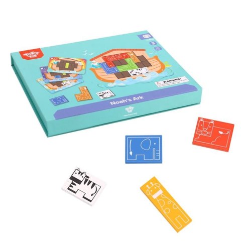 TOOKY TOY Układanka Magnetyczna Montessori Logiczna Puzzle Tetris Arka Noego 26 el. Tooky Toy TOOKY TOY Układanka Magnetyczna Montessori Logiczna Puzzle Tetris Arka Noego 26 el. Tooky Toy