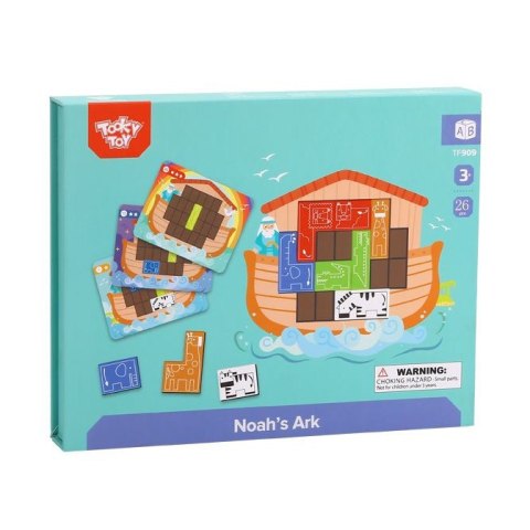 TOOKY TOY Układanka Magnetyczna Montessori Logiczna Puzzle Tetris Arka Noego 26 el. Tooky Toy TOOKY TOY Układanka Magnetyczna Montessori Logiczna Puzzle Tetris Arka Noego 26 el. Tooky Toy
