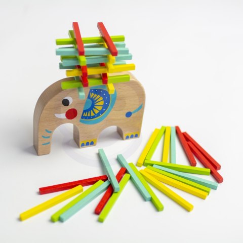 TOOKY TOY Zestaw Gier Zręcznościowych Bierki Bączek JoJo Słonik 46 el. Tooky Toy TOOKY TOY Zestaw Gier Zręcznościowych Bierki Bączek JoJo Słonik 46 el. Tooky Toy