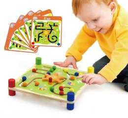 VIGA Drewniana Gra Edukacyjna Trop i Śledź Montessori Viga Toys