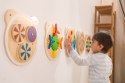 VIGA Drewniana Tablica Kolory Certyfikat FSC Montessori Viga Toys