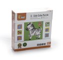 Viga Drewniana układanka Zoo Puzzle 4 klocki Viga Toys