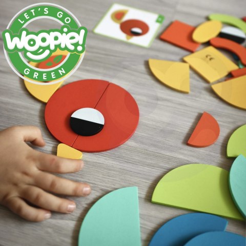 WOOPIE GREEN Drewniana Układanka Montessori 40 Wzorów do Odtworzenia 55 el. Certyfikat FSC Woopie Let's Go Green WOOPIE GREEN Drewniana Układanka Montessori 40 Wzorów do Odtworzenia 55 el. Certyfikat FSC Woopie Let's Go Green