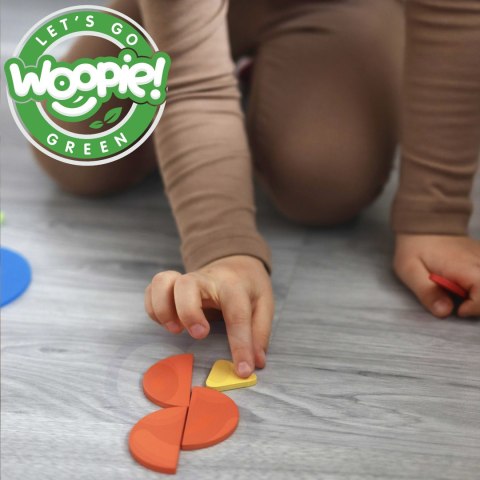 WOOPIE GREEN Drewniana Układanka Montessori 40 Wzorów do Odtworzenia 55 el. Certyfikat FSC Woopie Let's Go Green WOOPIE GREEN Drewniana Układanka Montessori 40 Wzorów do Odtworzenia 55 el. Certyfikat FSC Woopie Let's Go Green