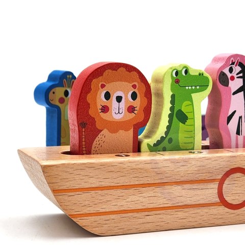 TOOKY TOY Drewniana Układanka Łamigłówki dla Dzieci Noe i Zwierzęta Tooky Toy TOOKY TOY Drewniana Układanka Łamigłówki dla Dzieci Noe i Zwierzęta Tooky Toy