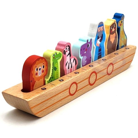 TOOKY TOY Drewniana Układanka Łamigłówki dla Dzieci Noe i Zwierzęta Tooky Toy TOOKY TOY Drewniana Układanka Łamigłówki dla Dzieci Noe i Zwierzęta Tooky Toy