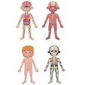 Tooky Toy Drewniane Puzzle Montessori Magnetyczne Nauka Anatomia Człowieka 78el. Tooky Toy