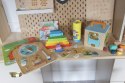 Tooky Toy Edukacyjne Pudełko Montessori Układanka Liczydło Tablica Pogody 6w1 od 3 Lat Tooky Toy