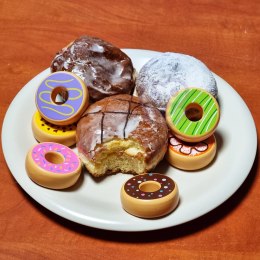 VIGA Drewniane Pączki Donaty 6 szt Viga Toys